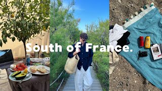 South France Vlog ☀️/ Lovely village, new book and first swim :)