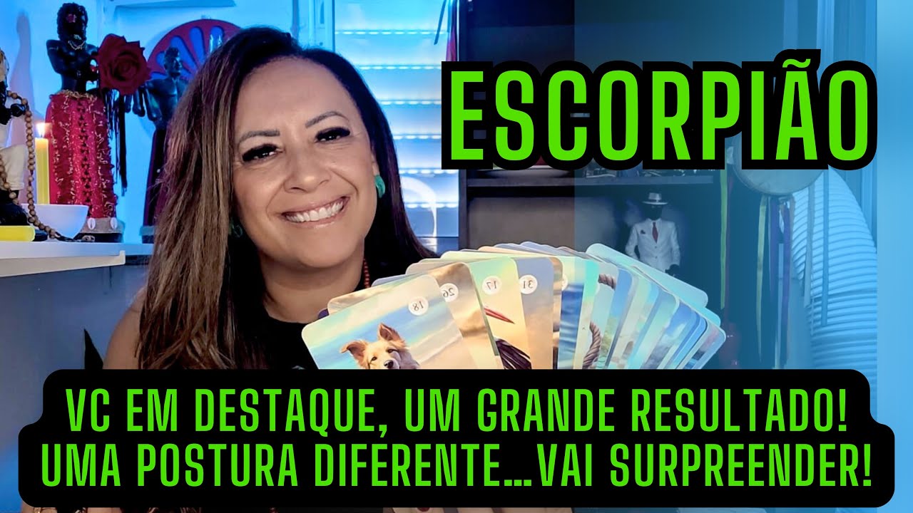ESCORPIÃO ♏️ VC EM DESTAQUE, UM GRANDE RESULTADO! UMA POSTURA DIFERENTE…VAI SURPREENDER!