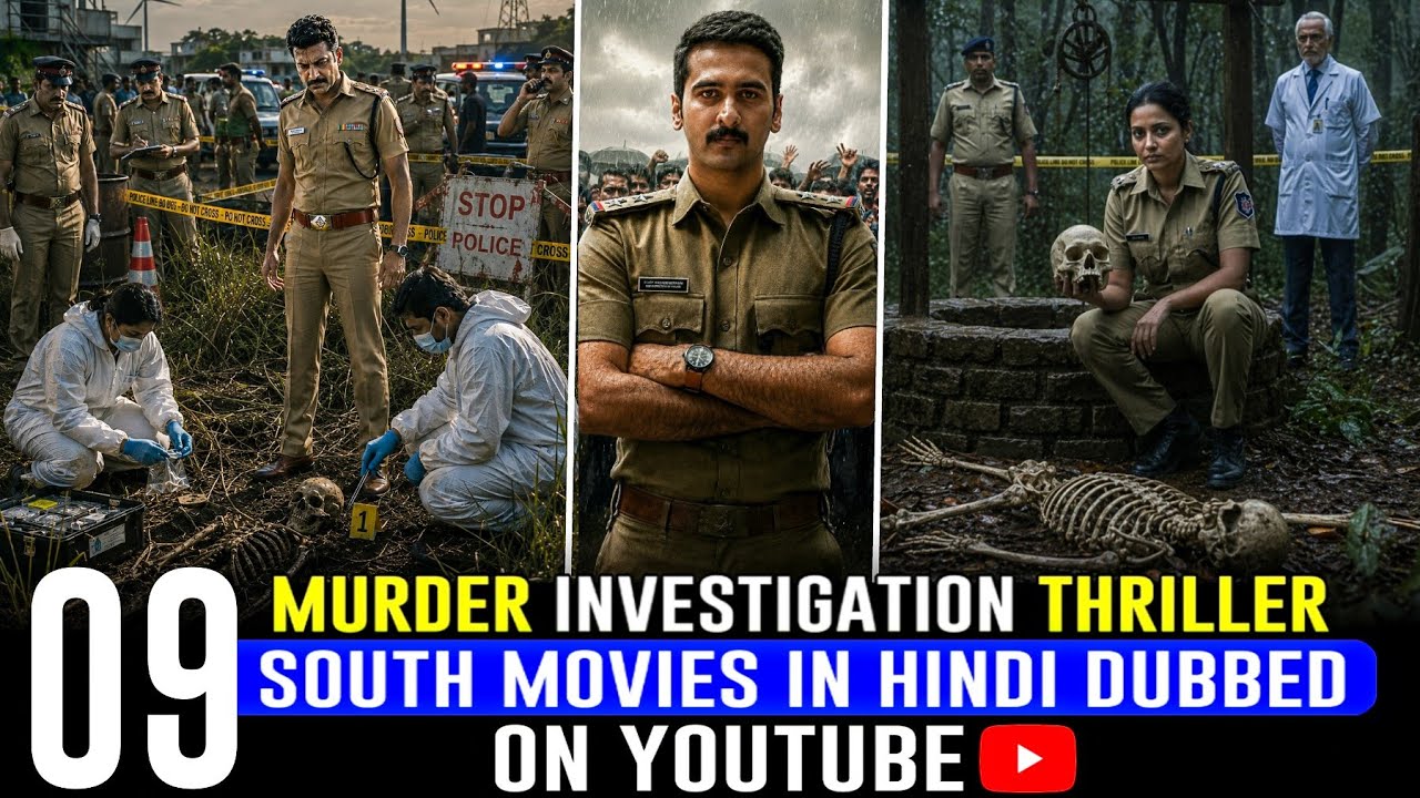 ⁣Top 9 Best South Indian Suspense Thriller Movies in Hindi | 2026 South Murder Mystery Movies Hindi