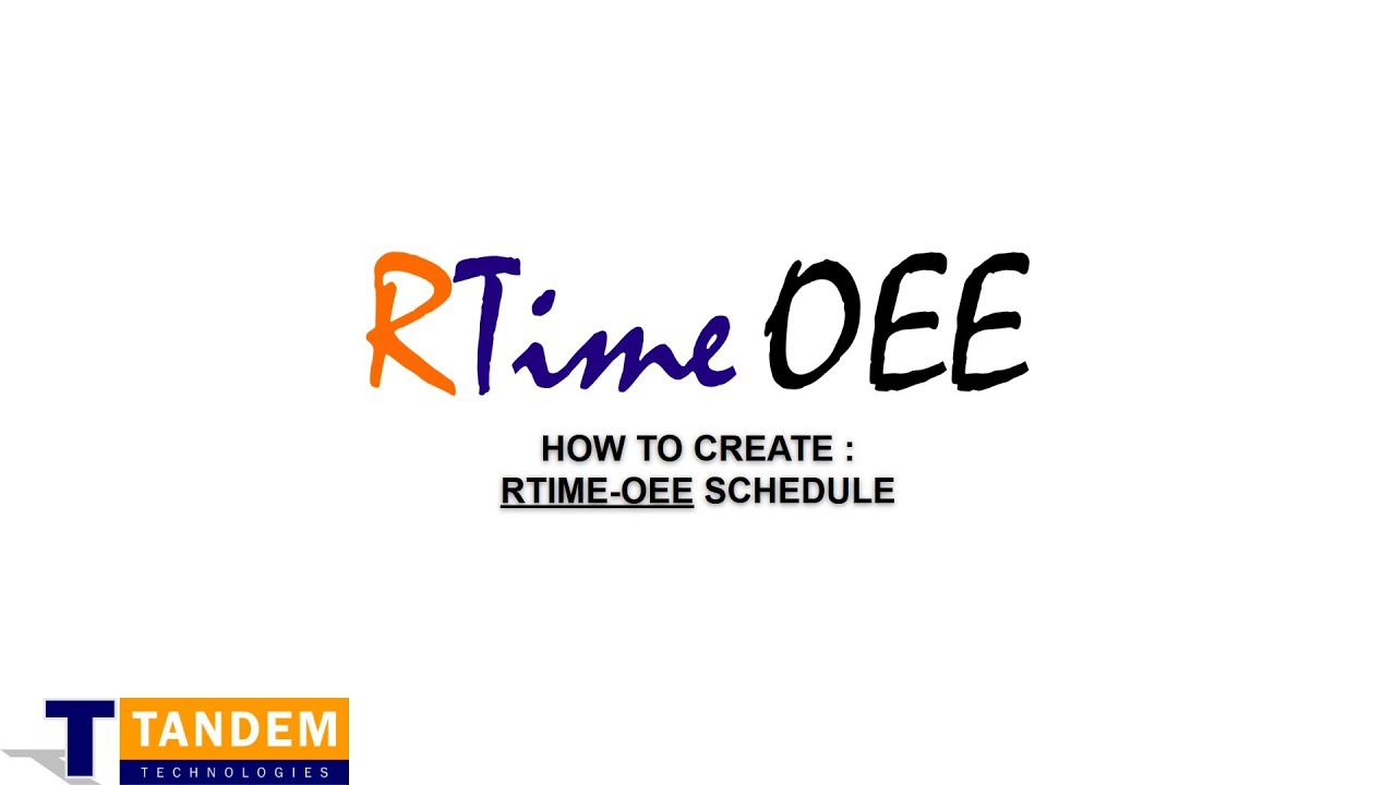 RTime-OEE Schedule