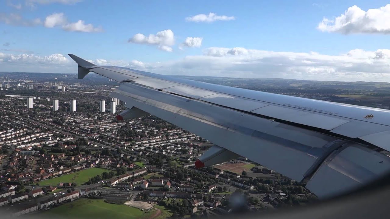 British Airways BA1482 Landing · LHR (London Heathrow) to GLA (Glasgow ...