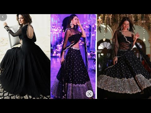 black with silver dress