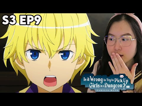 LOKI FAMILIA ROADBLOCK?!😱 DanMachi Season 3 Episode 9 Reaction & Review