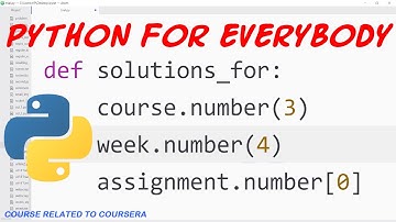 Python for Everybody Answers | Course 3 | Week 4 | Assignment 1
