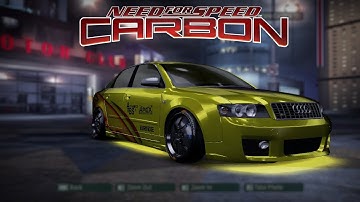 NFS Carbon | Audi S4 (B6) Mod Tuning & Gameplay