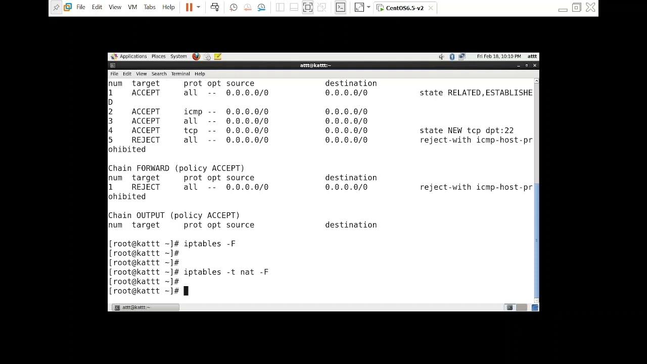Iptables change default rules YouTube
