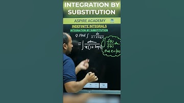 Integration By Substitution | Indefinite Integrals | Class 12 Maths | CBSE | ICSE | JEE