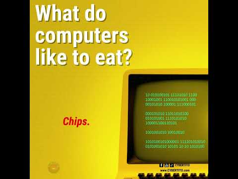 What do computers like to eat #titojokes #itjokes #joketime