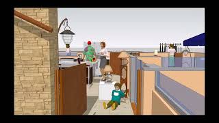 Cortes Casa G Gonzalez, Sketchup Animation