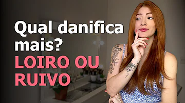 Quanto tempo o ruivo fica no cabelo?