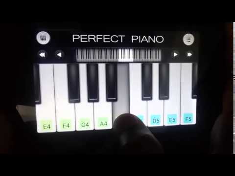 Kal ho Na Ho har ghadi badal Simple Mobile piano tutorial