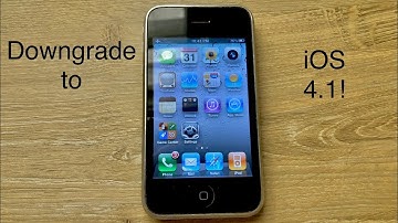 How to Downgrade the iPhone 3GS to iOS 4.1 (Read description before watching)