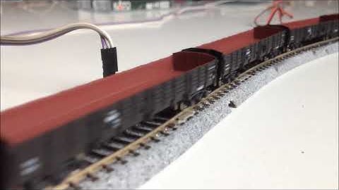 Automated model railway layout running two trains(Version 2) | Arduino based