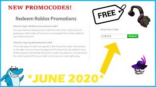 ALL *NEW* WORKING ROBLOX PROMOCODES ON ROBLOX! (June 2020) - Roblox Promocodes