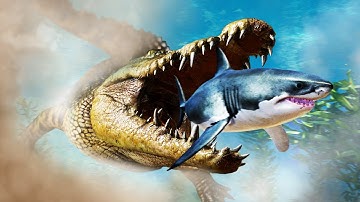 HUNTING DINOSAURS With NEW Deinosuchus in Path of Titans