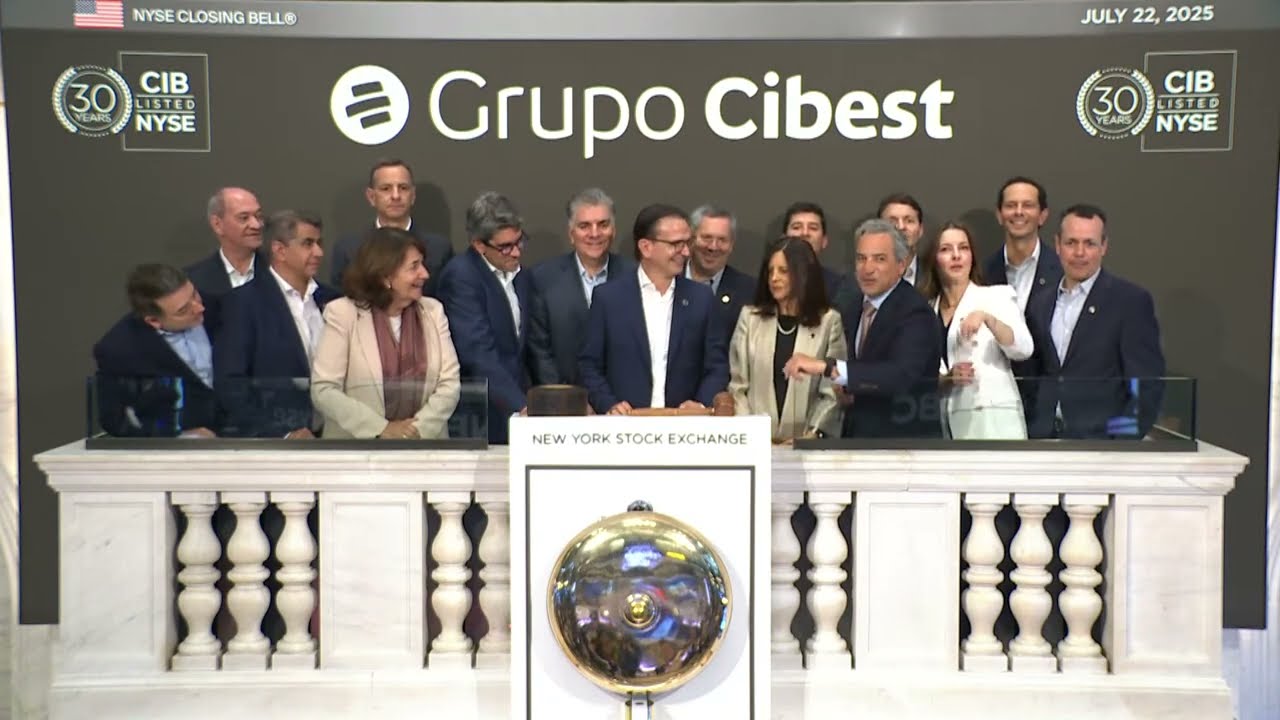 Grupo Cibest (NYSE: CIB) Rings The Closing Bell®