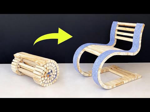 How to Make a Unique Roll Up Chair !!