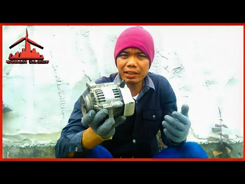 Saya menukar dynamo alternator kereta menjadi generator elektrik 220v