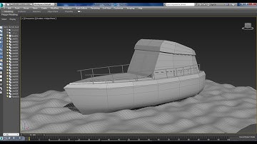 3dsmax Tutorials, Tutorial on Modeling a Yacht ( Sailing Boat ) in 3dsmax ( Part 1)