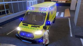 Flashing Lights  Danish Ambulance Responding Multiplayer! 4K
