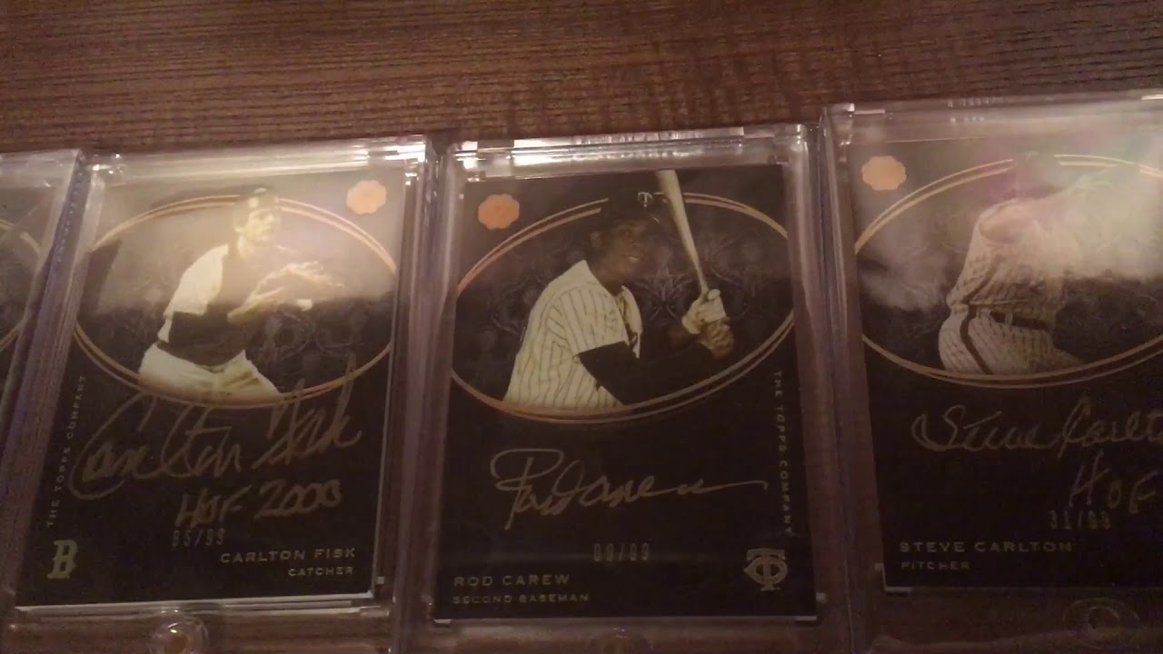 SET COMPLETION: 2016 Topps the Mint Golden Engravings