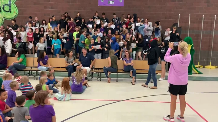 The 8th graders CRUSH IT at their first spirit ass...
