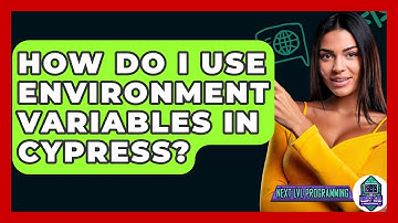 How Do I Use Environment Variables In Cypress? - Next LVL Programming