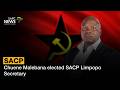 Chuene Malebana elected SACP Limpopo Secretary