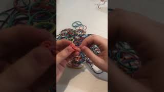Rubber Band Ball Part 1 #shorts​ (How to make a rubber band ball)
