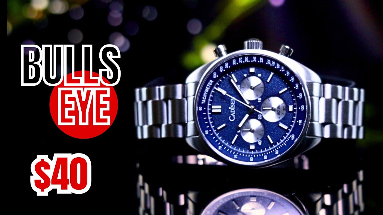 $40 For a Chronograph Watch?! Cadisen C7063 Review - YouTube