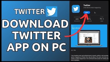 How to Download/Install Twitter App on Desktop PC 2024?