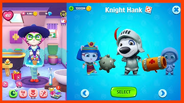 Talking Tom Splash Force vs My Talking Angela 2 (Android iOS Games)