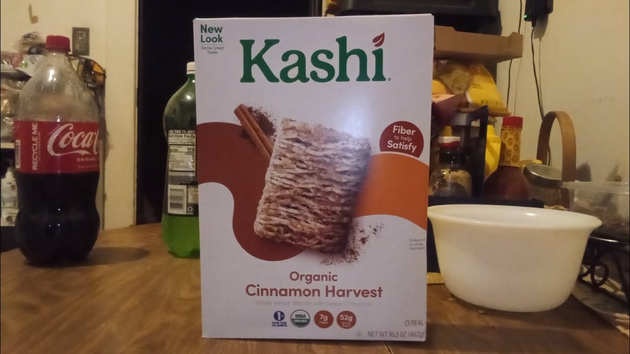 Kashi Organic Cinnamon Harvest Cereal Review YouTube