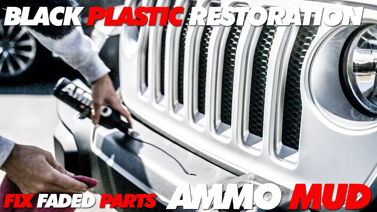 Black Plastic Restoration Jeep YouTube