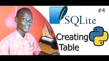 #4 Python SQLite3  -  How to Create Table in Sqlite3 Database Programming