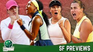 SWIATEK vs GAUFF | SABALENKA vs COLLINS Rome 2024 SF Predictions