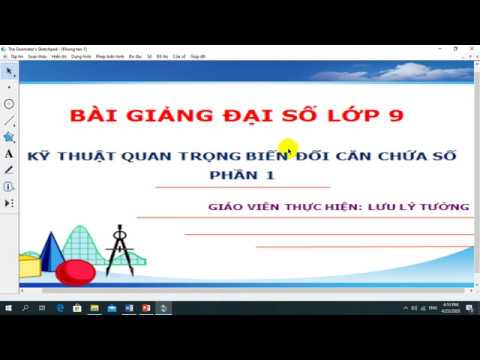Kỹ thuật quan trọng biến đổi căn chứa số