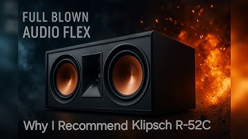 Klipsch R-52C Center Speaker Review:  Instantly Transform Your Sound Setup.  #sound #soundsystem