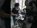 The parts of the injection mold are being processed