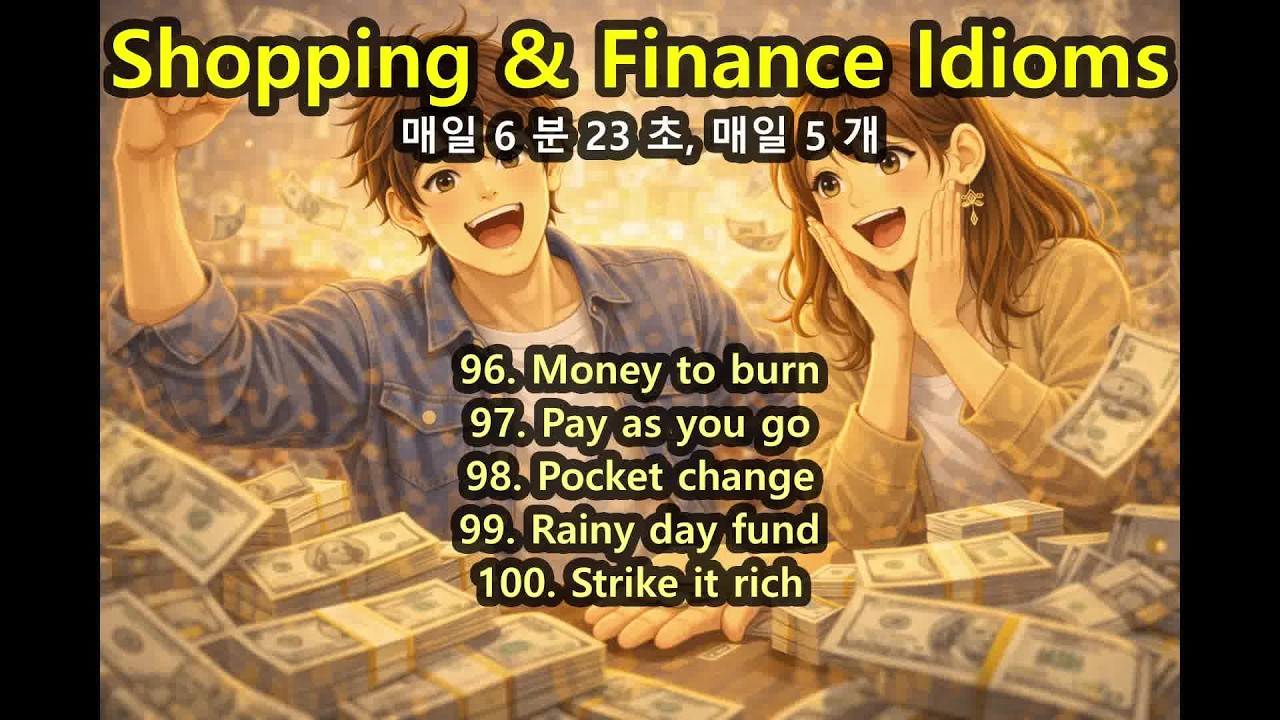 Shopping and Finance Idioms 100: #96 - #100