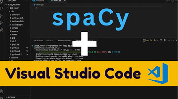 How to install Spacy in Visual Studio Code #spacy #visualstudiocode