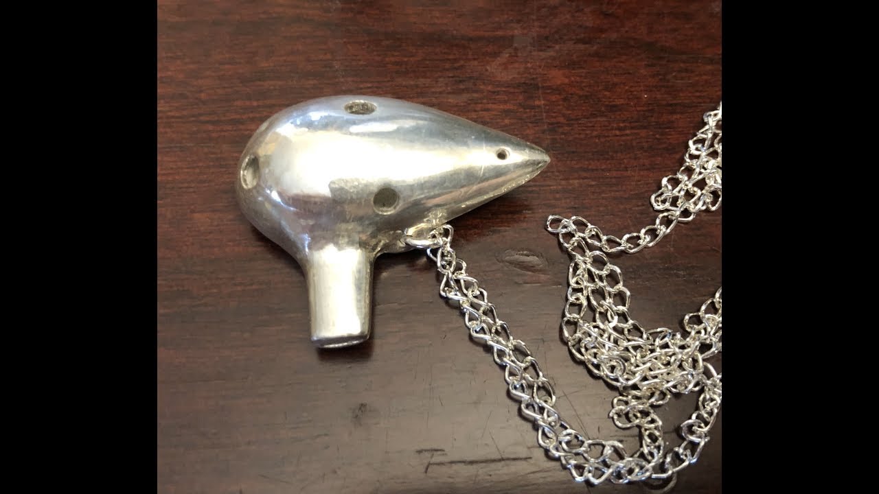 Silver ocarina Key of C YouTube