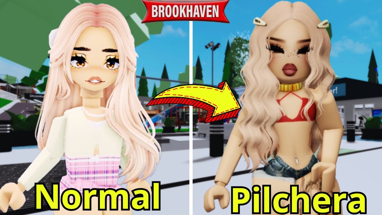 😱ME CONVIERTO en PILCHERA en BROOKHAVEN y NO CREERÁS LO QUE PASÓ | Valery Rm