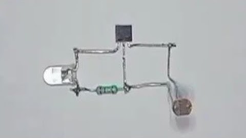 How To Make Automatic Street Light With BC547 Transistor