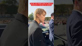 JIMIN IS THE MAIN EVENT. #jimin #jiminxdior #dior #pfw #shorts #diorss26