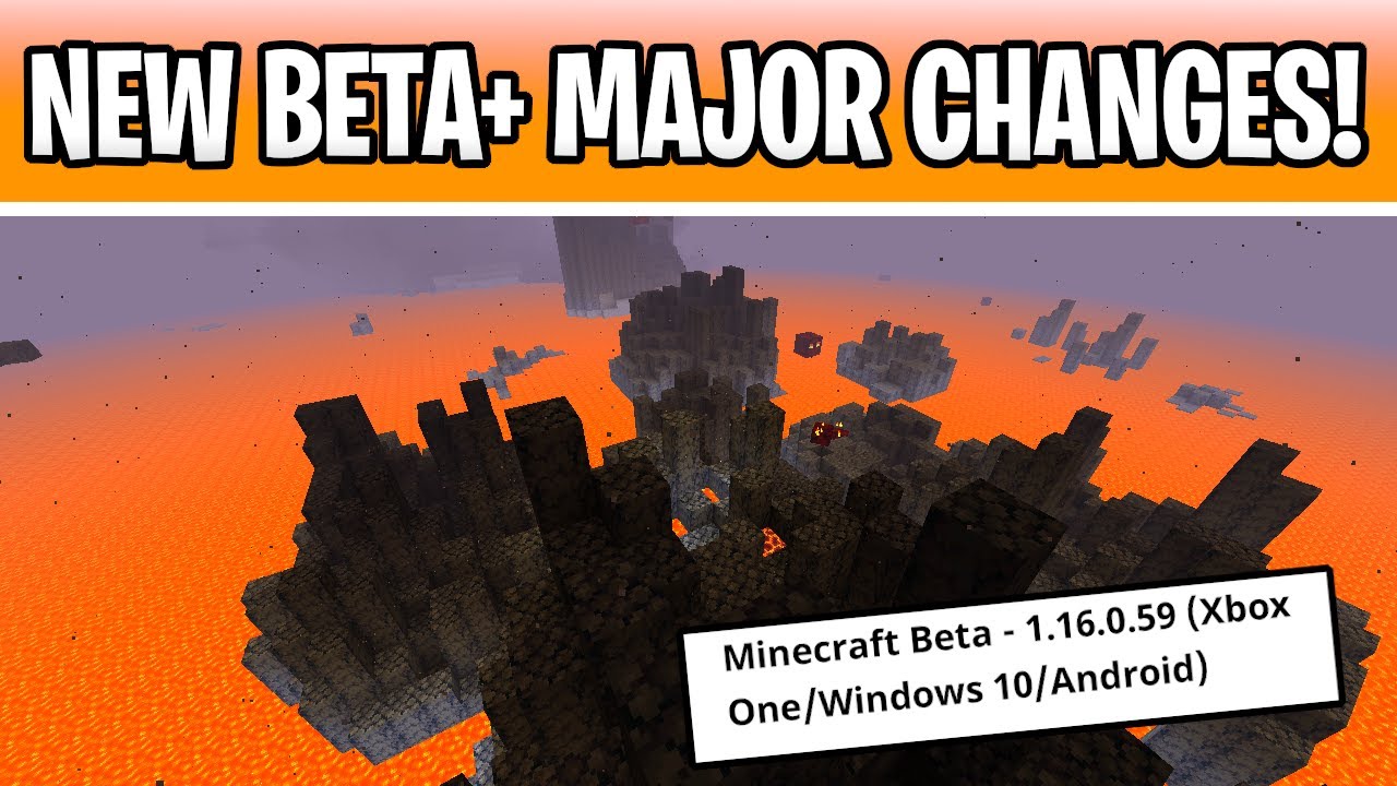 Minecraft New 1.16 Beta! Can We Survive In The Nether? 1.16.0.59 - YouTube