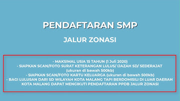 Tutorial PPDB Online Kota Malang 2020
