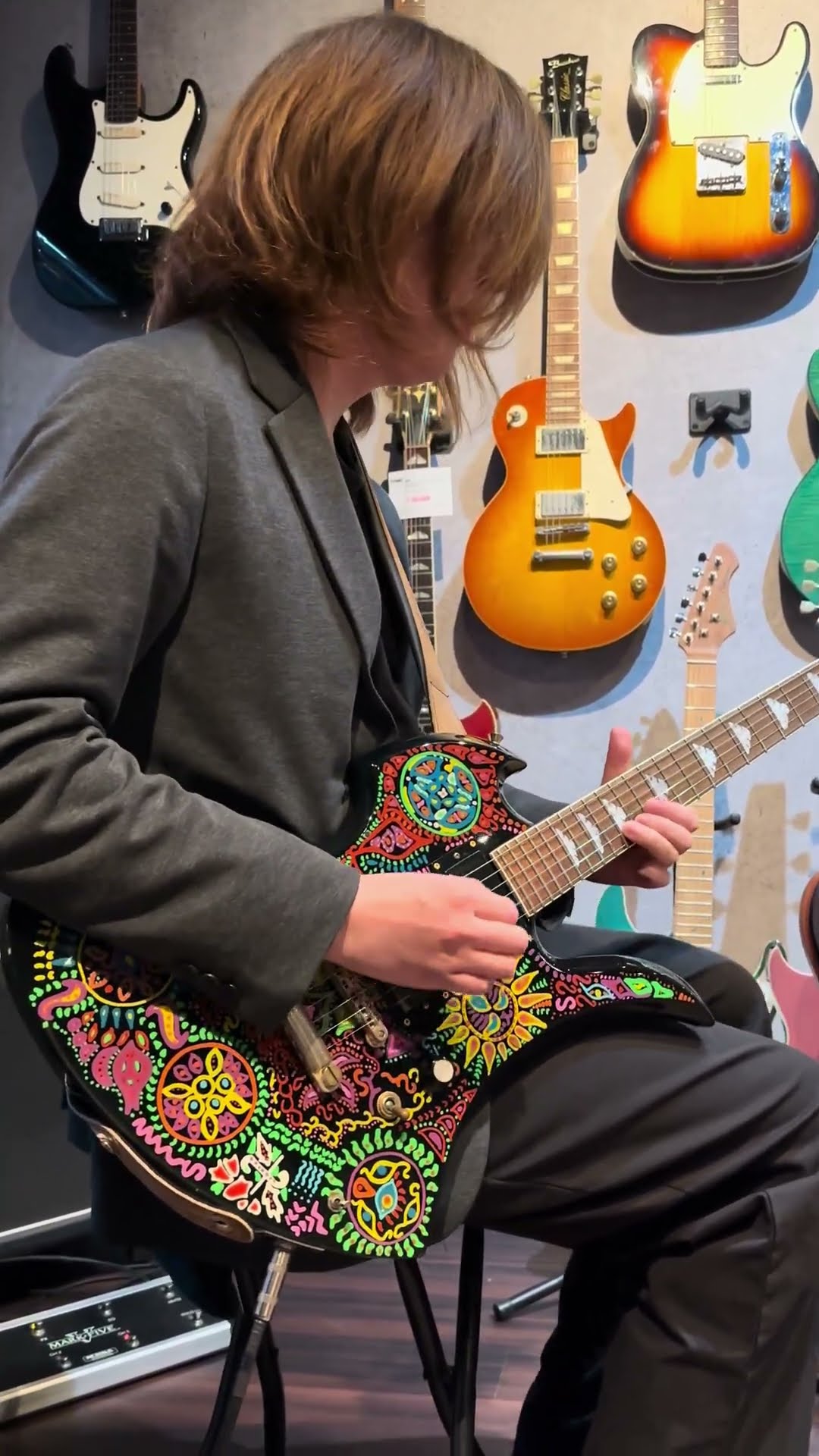 Fernandes - X JAPAN hideモデル ペイントギターMG120X Fernandes MG-120X Hide - Geek IN Box