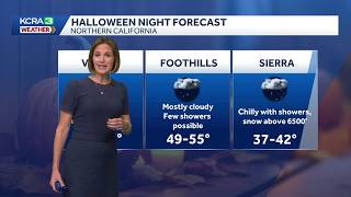 NorCal Halloween weekend forecast: Rain and snow chances are increasing