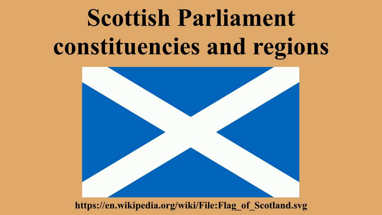 Scottish Parliament constituencies and regions
